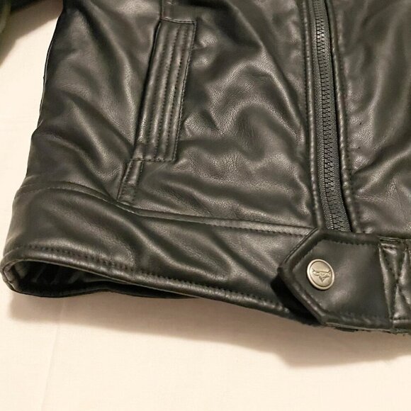 Disney Lightning McQueen Faux Leather Kids Boys Jacket Size Medium - Picture 9 of 16